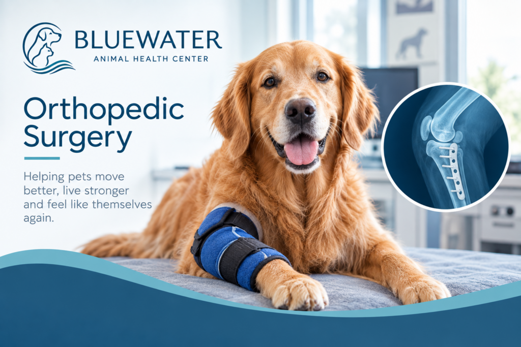 pet orthopedics at bluewater animal health center